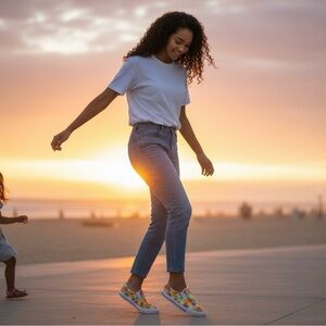 Bucket Feet Citrus Slip-On Shoes - Multicolor